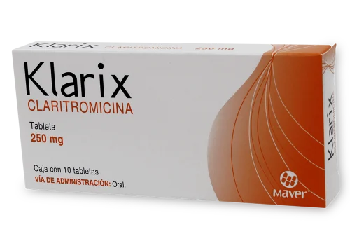 Comprar Klarix 250 Mg Con 10 Tabletas