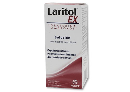 Laritol ex 1 jarabe 600/100mg/5/120 ml precio