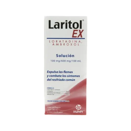 Laritol Ex 100/600 Mg Solución Oral Con 120 Ml