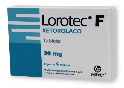 Comprar Lorotec-F 30 Mg Con 4 Tabletas Sublinguales