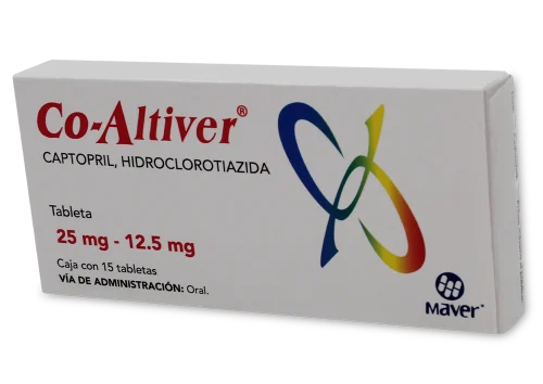 Co-altiver 15 tabletas 25/12.5 mg precio