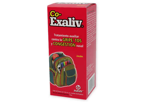 Co-exaliv nf 1 jarabe 125/100/5/1mg120 ml precio