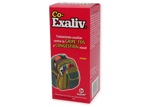 Comprar Co-Exaliv 0.10/0.02/2/2.5 G Jarabe Con 120 Ml