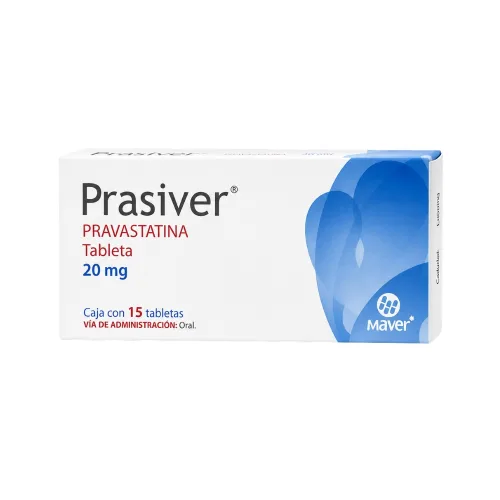 Prasiver 15 tabletas 20 mg precio