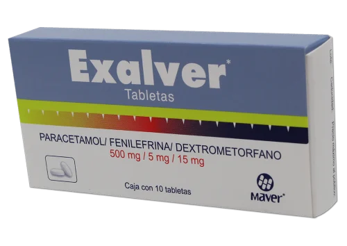 Comprar Exalver 500/5/15 Mg Con 10 Tabletas