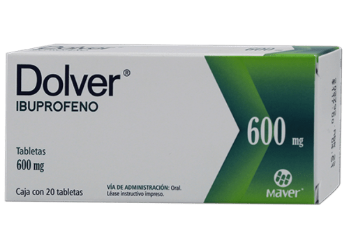 Comprar Dolver 600 Mg Con 20 Tabletas