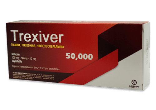 Comprar Trexiver 100/50/10 Mg Con 5 Ampolletas