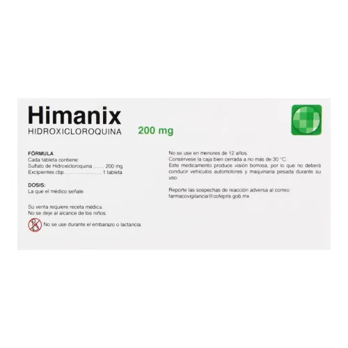 Himanix 200 Mg Con 20 Tabletas