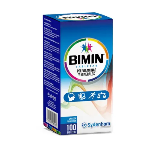 Comprar Bimin Suplemento Alimenticio Con 100 Tabletas