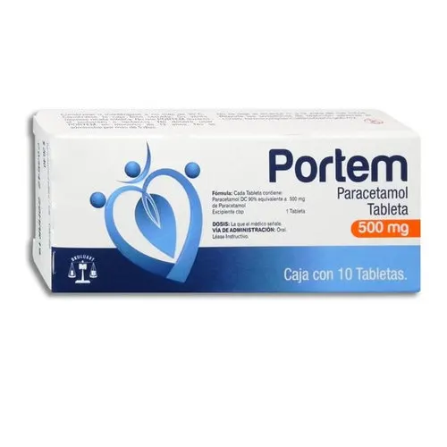 Paracetamol 500 Mg Con 10 Tabletas
