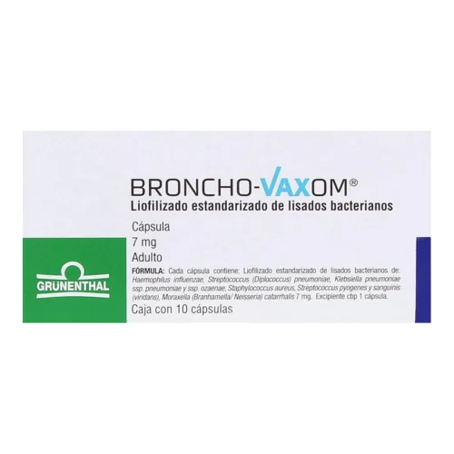 Comprar Broncho Vaxom Adulto 7 Mg Con 10 Cápsulas