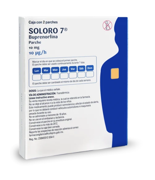 Comprar Soloro 7, 10 Mg Con 2 Parches