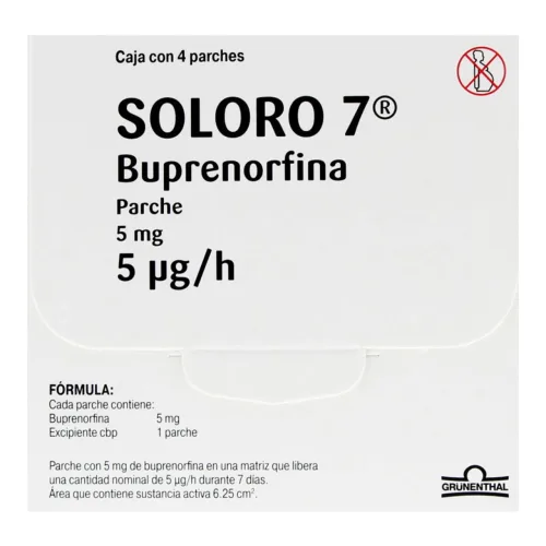 Comprar Soloro 7, 5 Mg Con 4 Parches