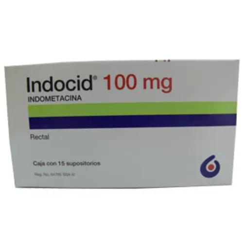 Comprar Indocid 100 Mg Con 15 Supositorios