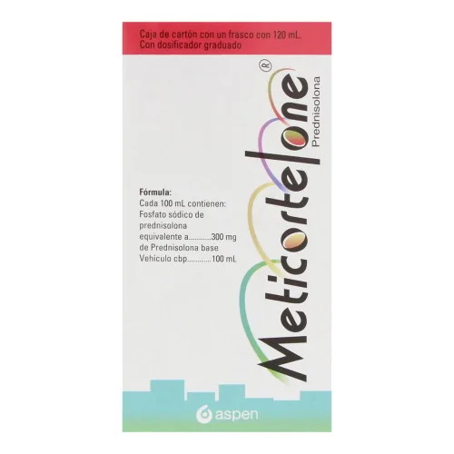 Comprar Meticortelone 3 Mg Solución Oral Sabor Frutas Con 120 Ml