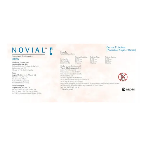 Novial Con 21 Tabletas