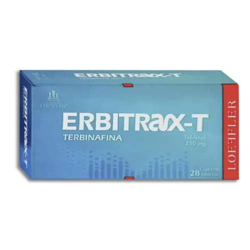 Comprar Erbitrax-T 250 Mg Con 28 Tabletas