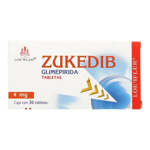 Comprar Zukedib 4 Mg Con 30 Tabletas