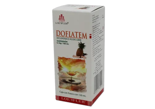 Comprar Doflatem 0.18 G Suspensión Oral Sabor Piña 120 Ml