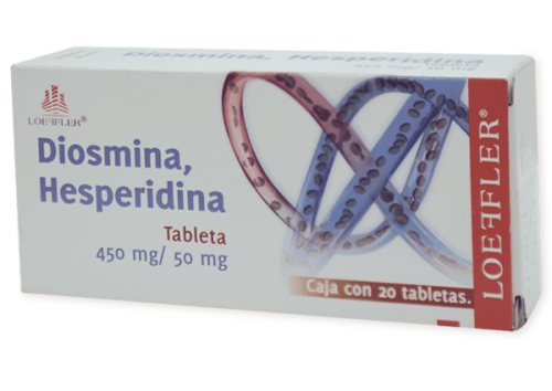 Comprar Diosmina, Hesperidina 450/50 Mg Con 20 Tabletas