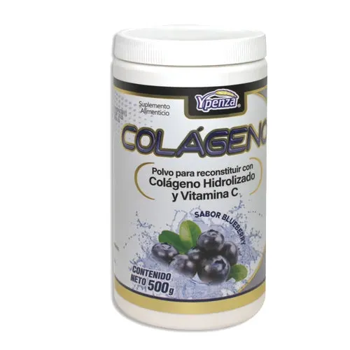 Ypenza Colágeno Polvo Sabor Blueberry Con 500 G
