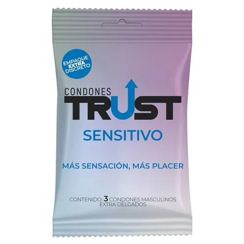 Trust Preservativo Sensitivo Con 3 Piezas