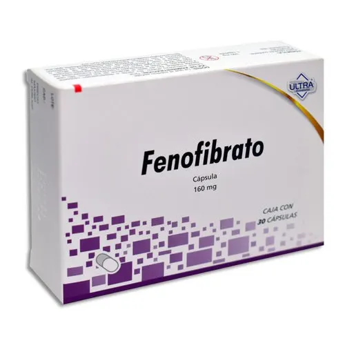 Fenofibrato 160 Mg Con 30 Cápsulas