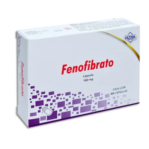 Fenofibrato 160 Mg Con 15 Cápsulas