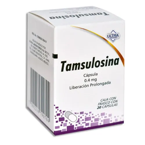 Tamsulosina 0.4 Mg Con 20 Cápsulas