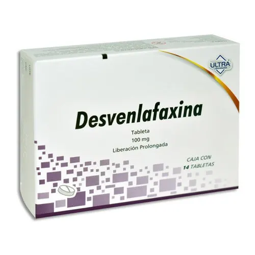 Desvenlafaxina 100 Mg Con 14 Tabletas
