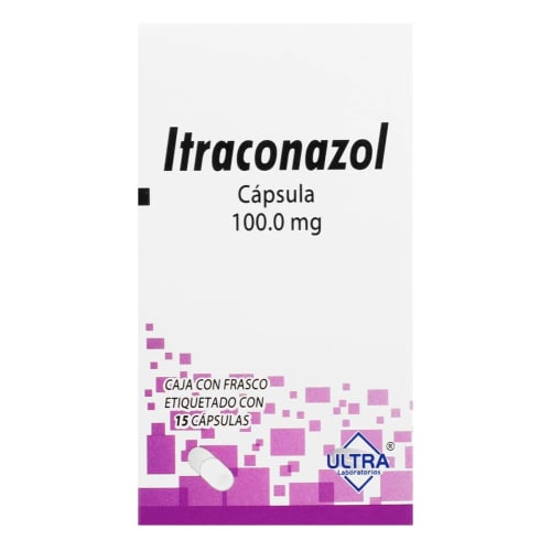 Comprar Itraconazol 100 Mg Con 15 Cápsulas