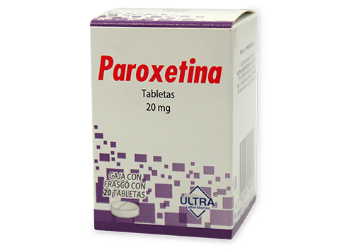 Comprar Paroxetina 20 Mg Con 20 Tabletas