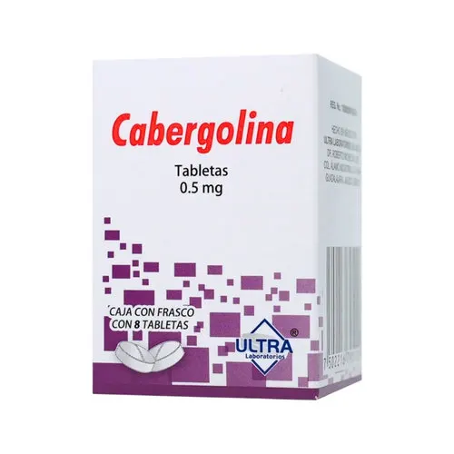 Cabergolina 0.5 Mg Con 8 Tabletas