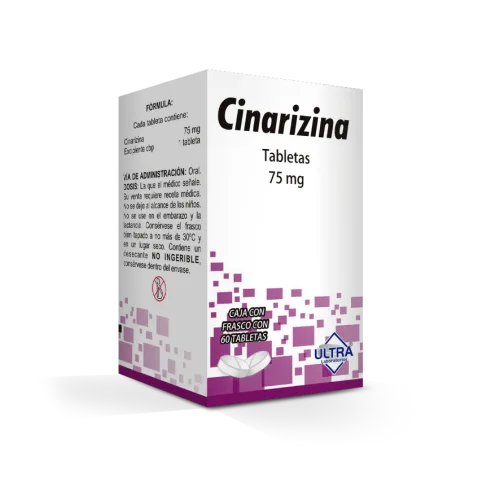 comprar Cinarizina 75 Mg Con 60 Tabletas (Ultra)