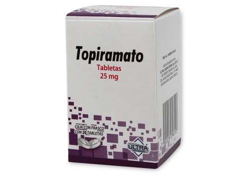 Topiramato 25 Mg Con 20 Tabletas (Ultra)