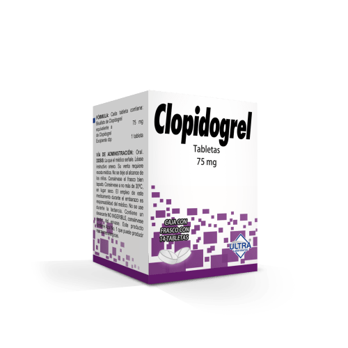 Comprar Clopidogrel 75 Mg Con 14 Tabletas