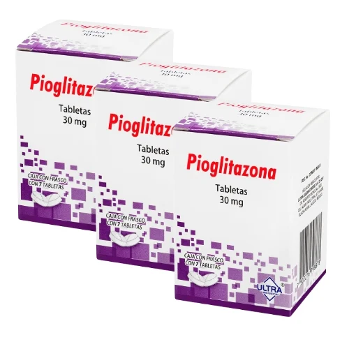 Comprar Pioglitazona 30 mg con 7 tabletas pack 3x2