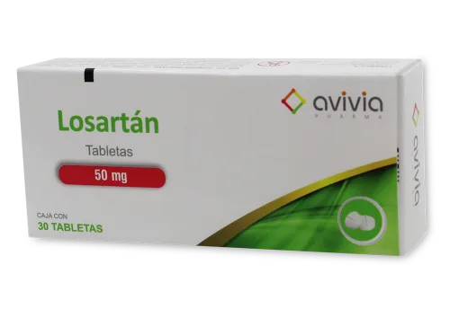 Comprar Losartán 50 Mg Con 30 Tabletas