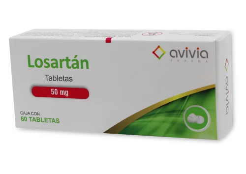 Comprar Losartán 50 Mg Con 60 Tabletas