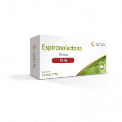 Comprar Espironolactona 25 Mg Con 20 Tabletas