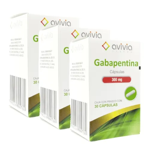 Comprar Gabapentina 300 mg con 30 cápsulas pack 3x2