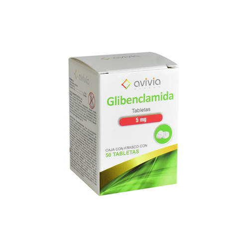 comprar Glibenclamida 5 Mg Con 50 Tabletas