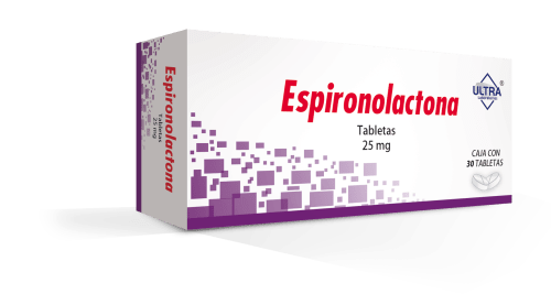 Comprar Espironolactona 25 Mg Con 30 Tabletas