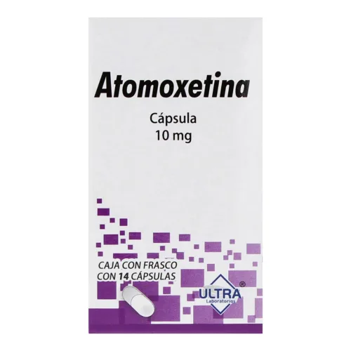 Comprar Atomoxetina 10 Mg Con 14 Cápsulas