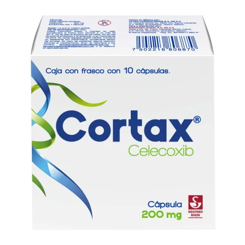 Comprar Cortax 200 Mg Con 10 Cápsulas