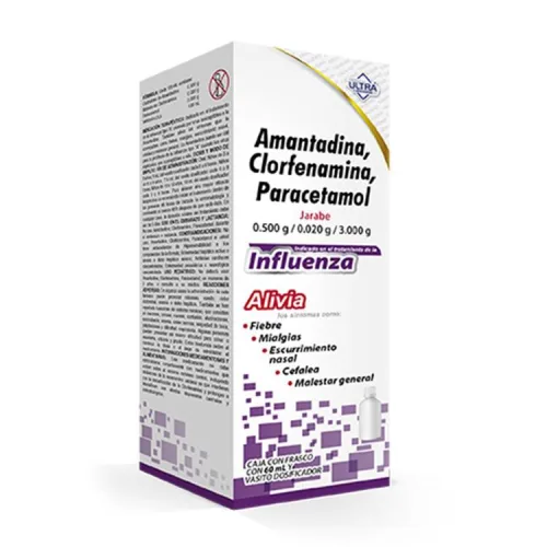 Comprar Amantadina, Clorfenamina, Paracetamol 0.5/0.02/3 G Jarabe 60 Ml