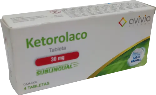 Comprar Ketorolaco 30 Mg Con 4 Tabletas Sublinguales