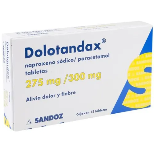 Dolotandax 275/300 Mg Con 12 Tabletas