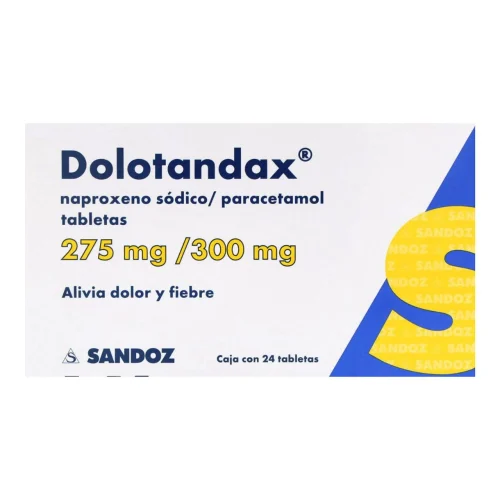 Comprar Dolo Tandax 275/300 Mg Con 24 Tabletas