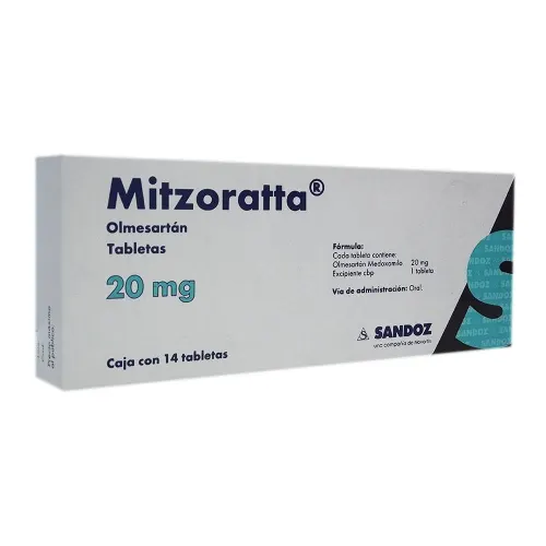 Comprar Mitzoratta 20 Mg Con 14 Tabletas